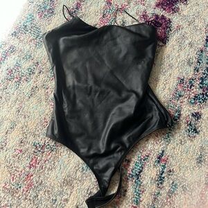 Leather bodysuit